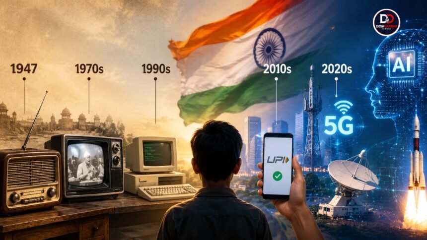 1947 के रेडियो से 2026 के AI तक भारत की Technology Journey