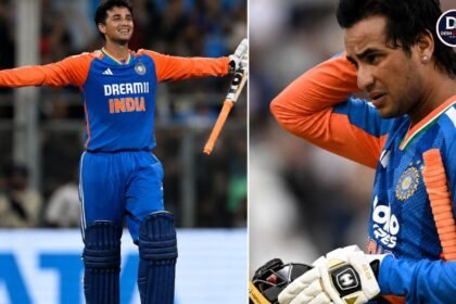 Abhishek Sharma scores 233 runs in 91 balls with 25 sixes