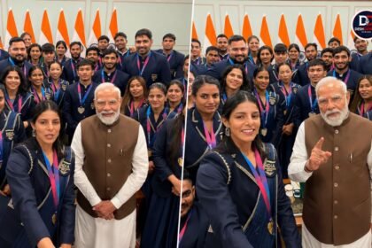 PM Modi Commonwealth Games 2026 medal winners के साथ