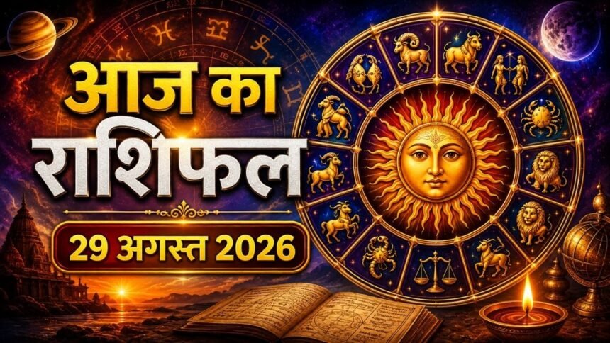 आज का राशिफल 29 अगस्त 2026, मेष से मीन तक सभी 12 राशियों का भविष्यफल