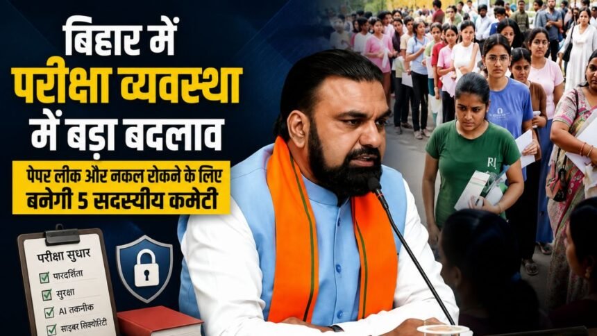 बिहार परीक्षा सुधार के लिए पांच सदस्यीय कमेटी बनाएगी सम्राट चौधरी सरकार