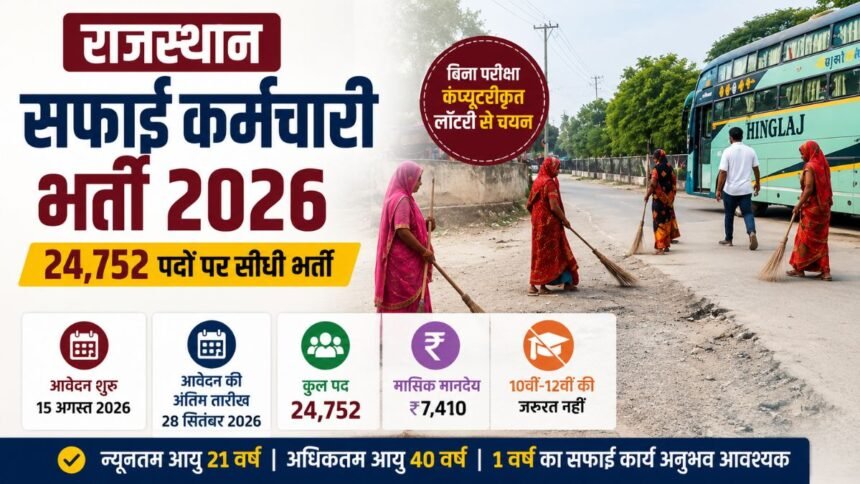 Rajasthan Safai Karmchari Recruitment 2026