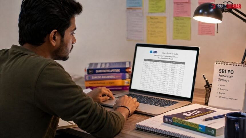 SBI PO Prelims Result 2026 चेक करते उम्मीदवार