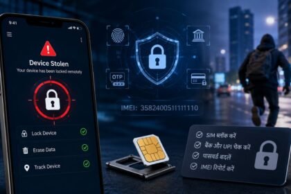 फोन चोरी होने के बाद SIM और Data सुरक्षित करने के तरीके