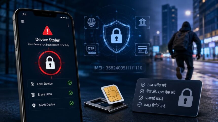 फोन चोरी हो जाए तो सबसे पहले क्या करें? SIM और Data सुरक्षित करने के 10 जरूरी Steps 1 फोन चोरी होने के बाद SIM और Data सुरक्षित करने के तरीके