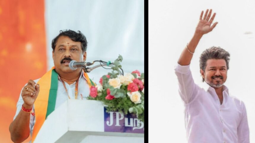 तमिलनाडु बीजेपी अध्यक्ष नैनार नागेंद्रन और मुख्यमंत्री विजय के बीच राजनीतिक विवाद