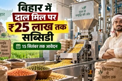 बिहार में दाल मिल लगाने पर 25 लाख रुपये तक सब्सिडी