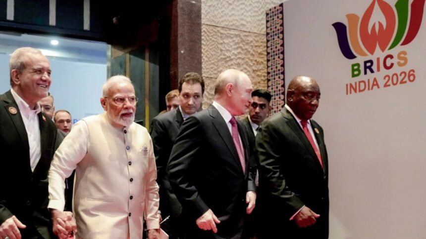 BRICS Summit 2026 में PM Modi Putin और Masoud Pezeshkian
