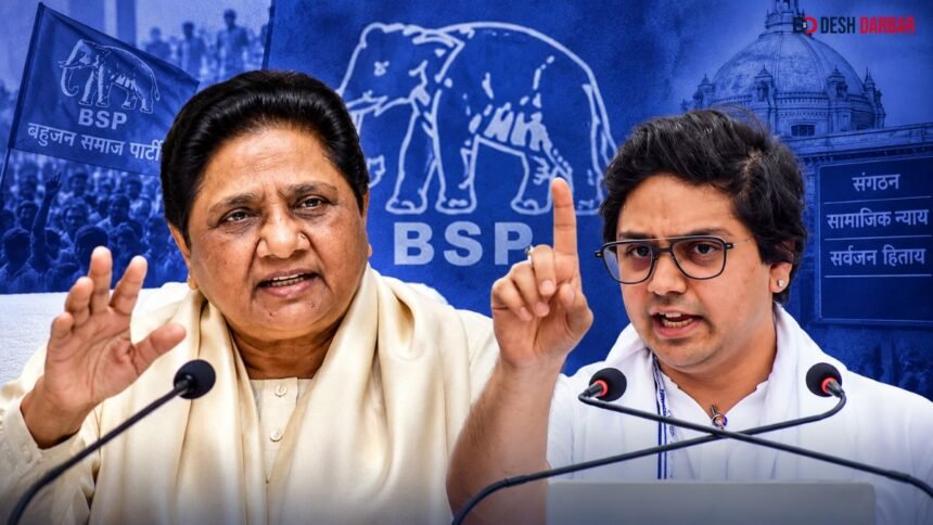 BSP में आकाश आनंद और ईशान आनंद की बदलती राजनीतिक भूमिका