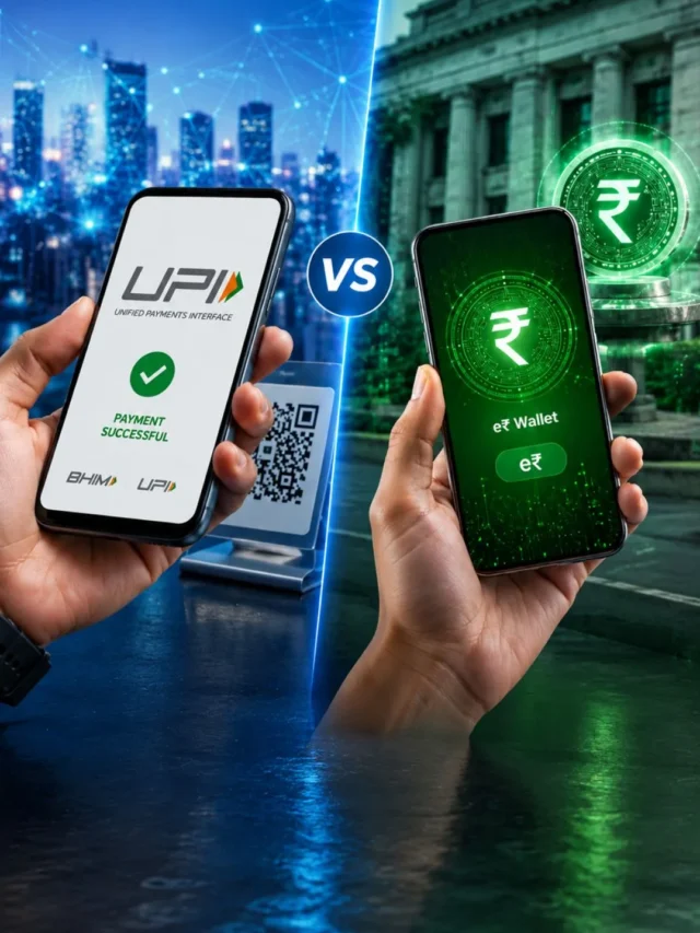 UPI और e₹ में है बड़ा फर्क! जानिए कौन है ज्यादा खास