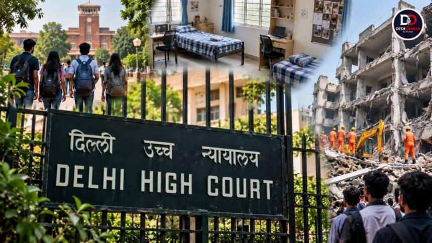 दिल्ली हाईकोर्ट में DU हॉस्टल की मांग वाली जनहित याचिका