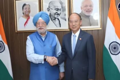 हरदीप सिंह पुरी और CNPC चेयरमैन के बीच भारत चीन ऊर्जा सहयोग पर बैठक