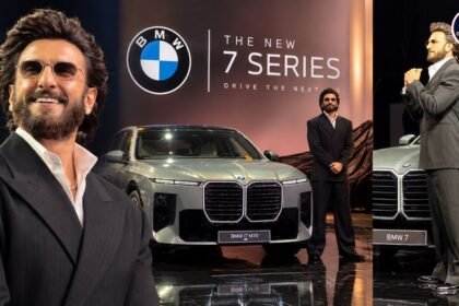 Ranveer Singh BMW India Brand Ambassador नई 7 Series Range लॉन्च करते हुए