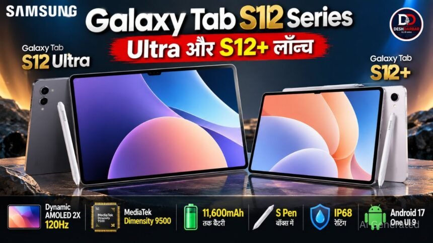 Samsung Galaxy Tab S12 Ultra और S12+ लॉन्च