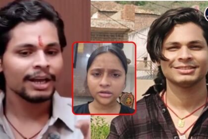 बुलंदशहर से स्वतंत्र भारद्वाज को हिरासत में लेती दिल्ली पुलिस