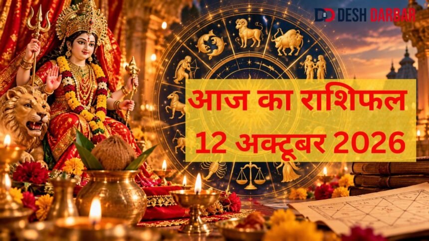 आज का राशिफल 12 अक्टूबर 2026