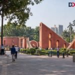 दिल्ली में जंतर-मंतर के प्रदर्शन स्थल का दृश्य