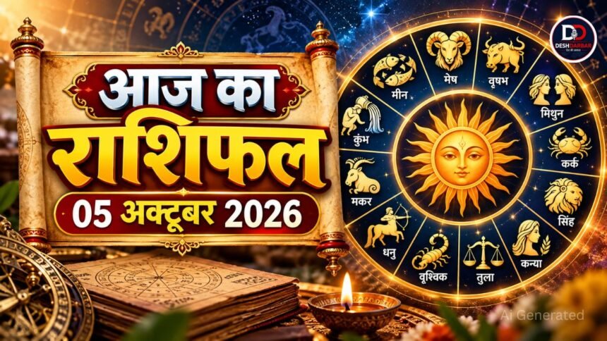 आज का राशिफल 05 अक्टूबर 2026