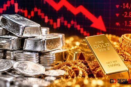 Silver Price Crash: 5 दिन में ₹14,000 सस्ती चांदी, जानें आज का सोना भाव