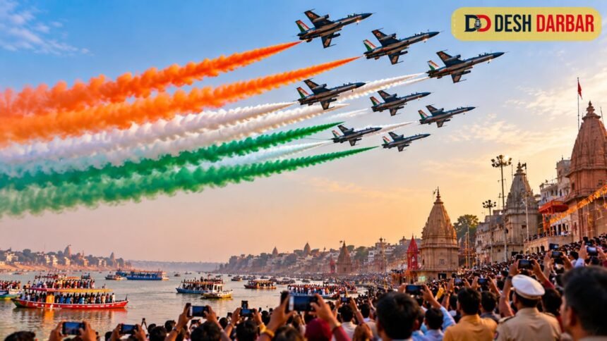 वाराणसी में आज से ‘Wings Over Ganges’, छह लड़ाकू विमान दिखाएंगे दम 1 वाराणसी में आज से ‘Wings Over Ganges’, छह लड़ाकू विमान दिखाएंगे दम
