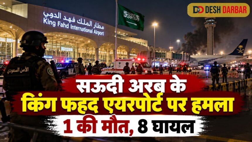 सऊदी अरब के किंग फहद एयरपोर्ट पर हमला, एक की मौत; 8 घायल
