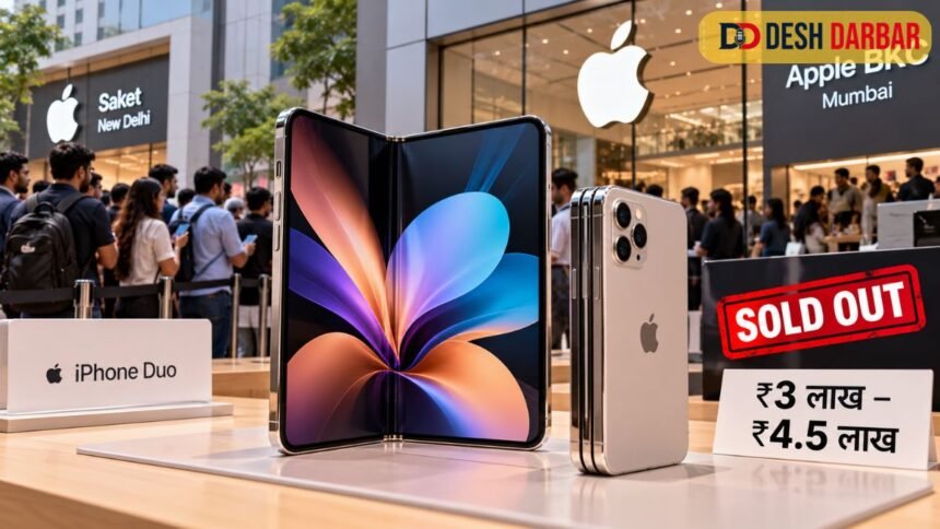 iPhone Duo India Launch: लॉन्च से पहले ही पहले हफ्ते का स्टॉक बिका, कीमत ₹3 लाख से ₹4.5 लाख तक