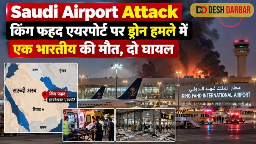 Saudi Airport Attack: किंग फहद एयरपोर्ट पर ड्रोन हमले में एक भारतीय की मौत, दो घायल