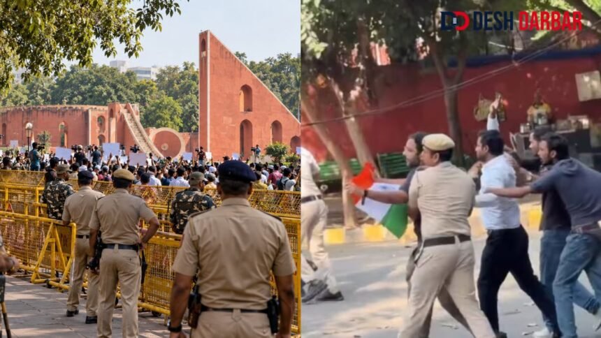 Saurav Das Delhi Police Jantar Mantar
